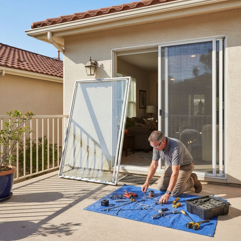 Patio Door Track Repair in Kansas City, KS